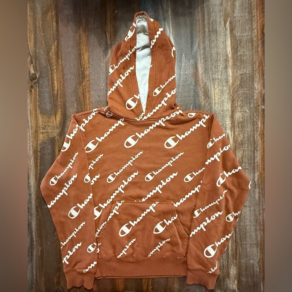 Champion Allover Logo‎ Hoodie